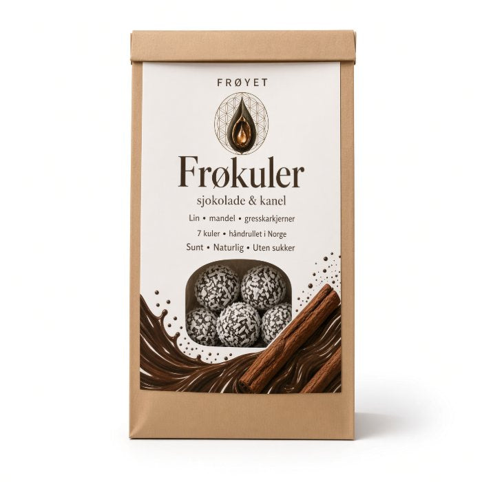 Frøkuler – Sjokolade & kanel